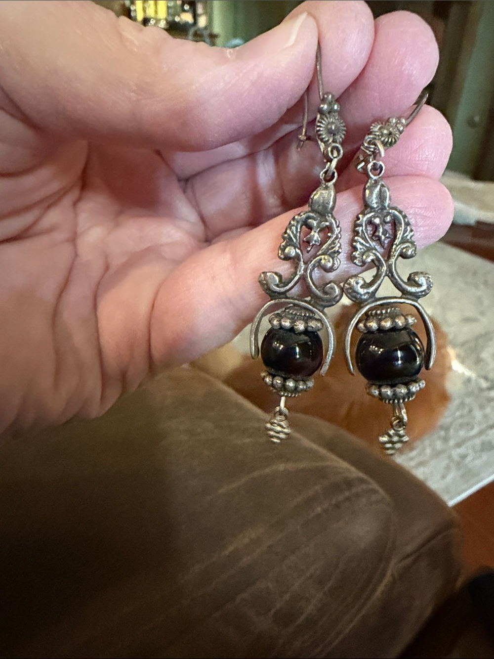 Beautiful Vtg Chandelier Style Earrings